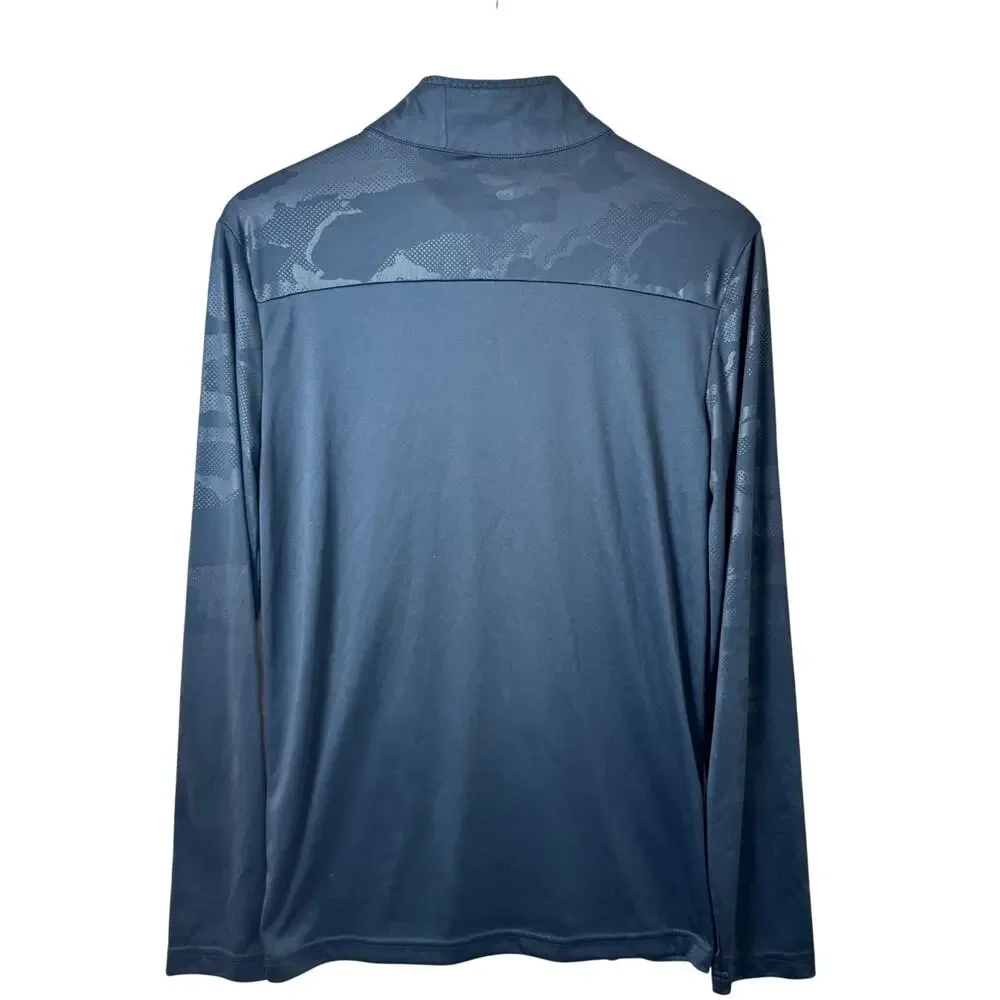 Chicago Bears Pullover Mens Small NFL Blue Moisture Wicking Lightweight Football - Picture 4 of 12